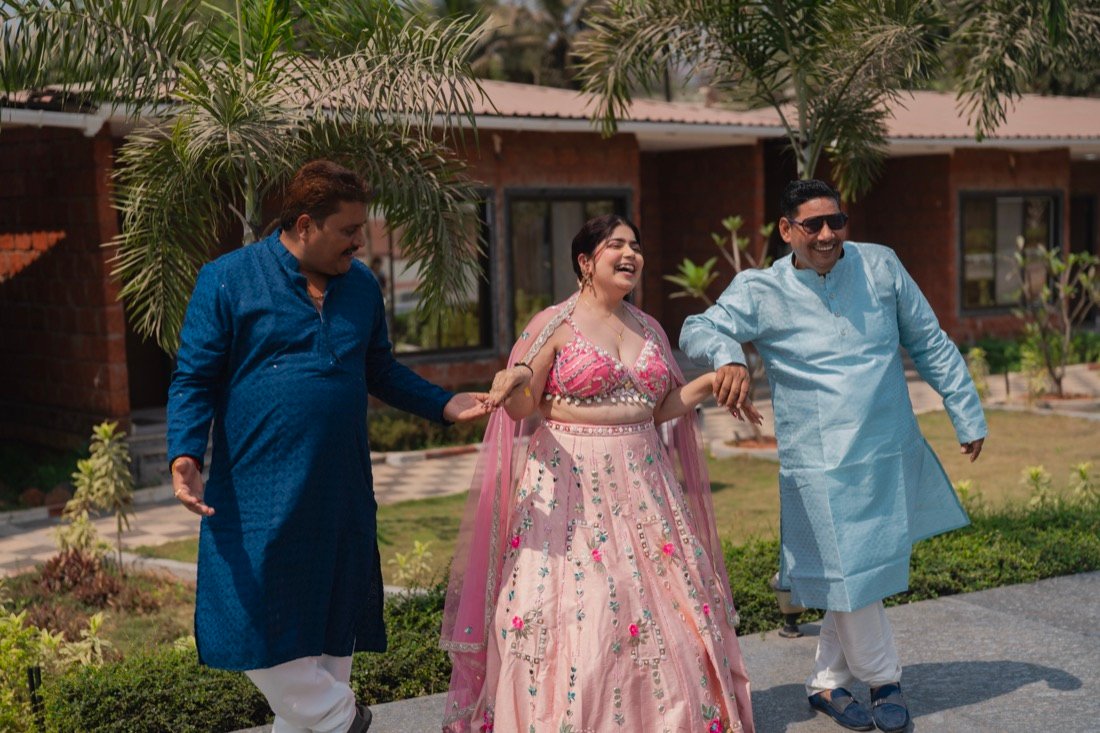 Anjali and Neeraj — the haldi ceremony