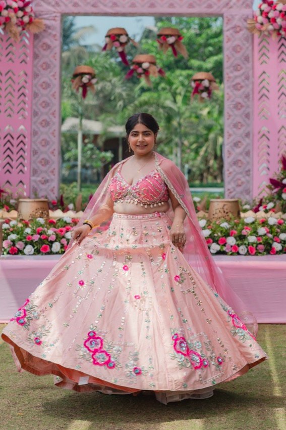 Anjali and Neeraj — the haldi ceremony