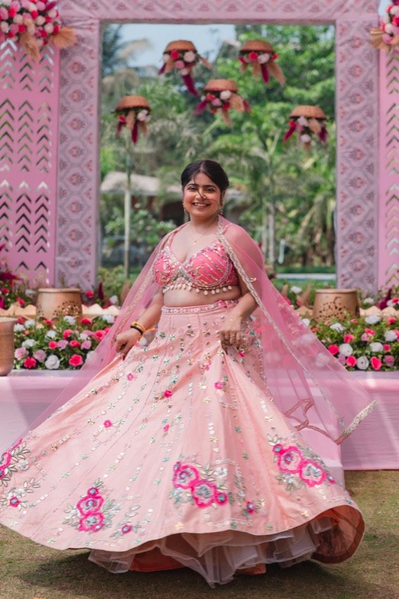 Anjali and Neeraj — the haldi ceremony