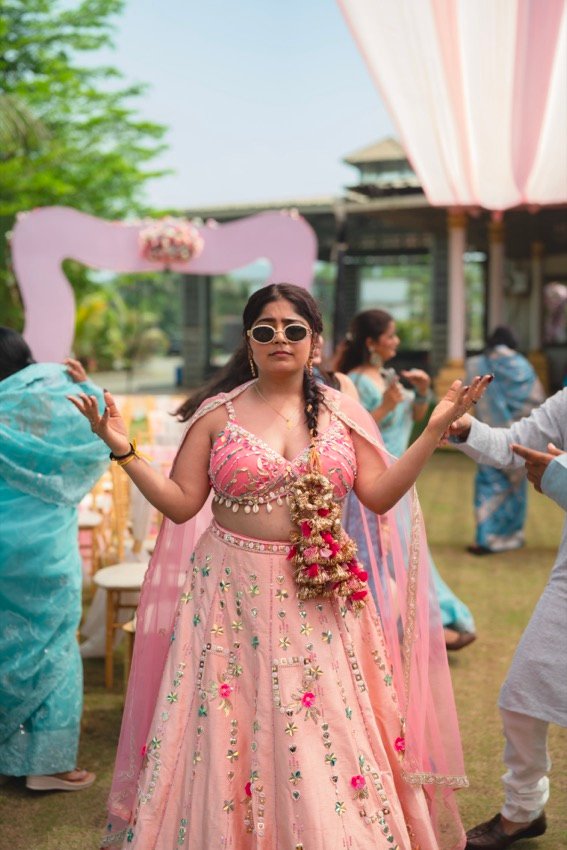 Anjali and Neeraj — the haldi ceremony