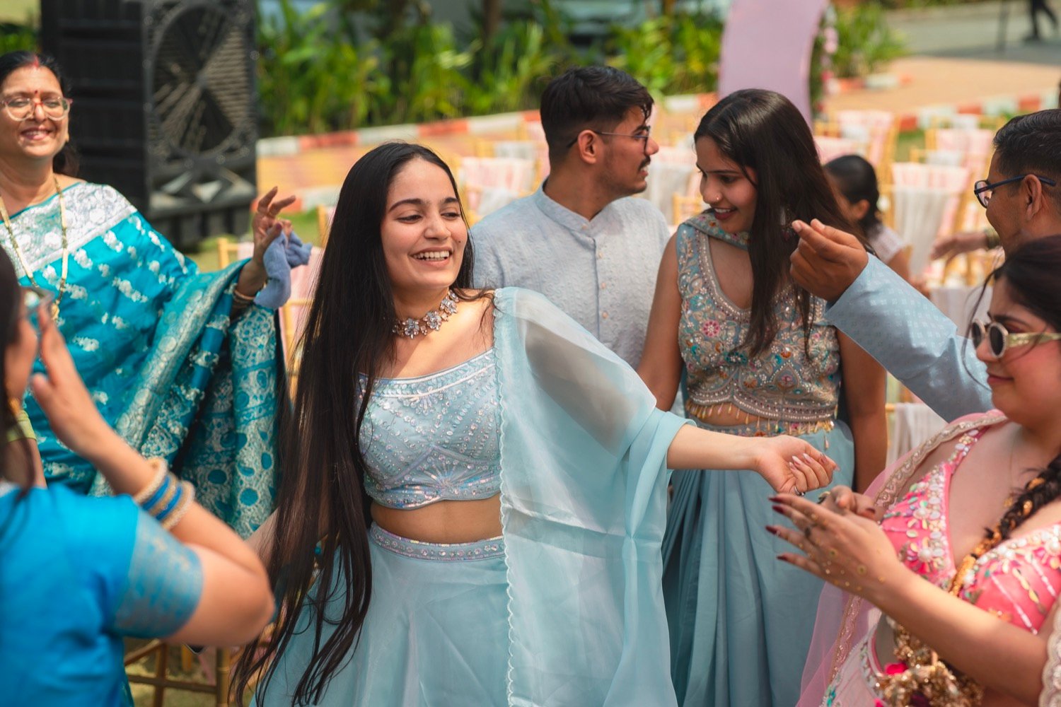 Anjali and Neeraj — the haldi ceremony