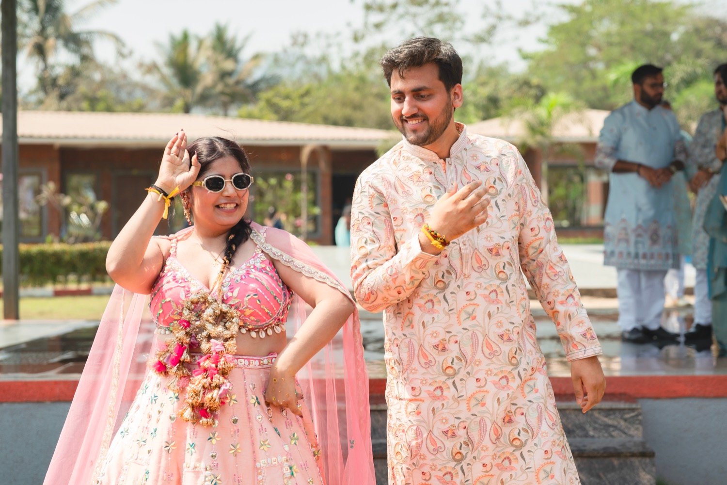 Anjali and Neeraj — the haldi ceremony