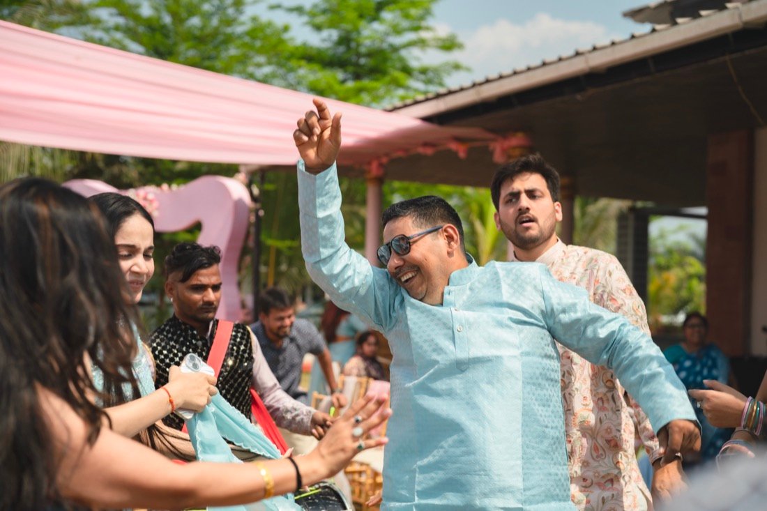 Anjali and Neeraj — the haldi ceremony