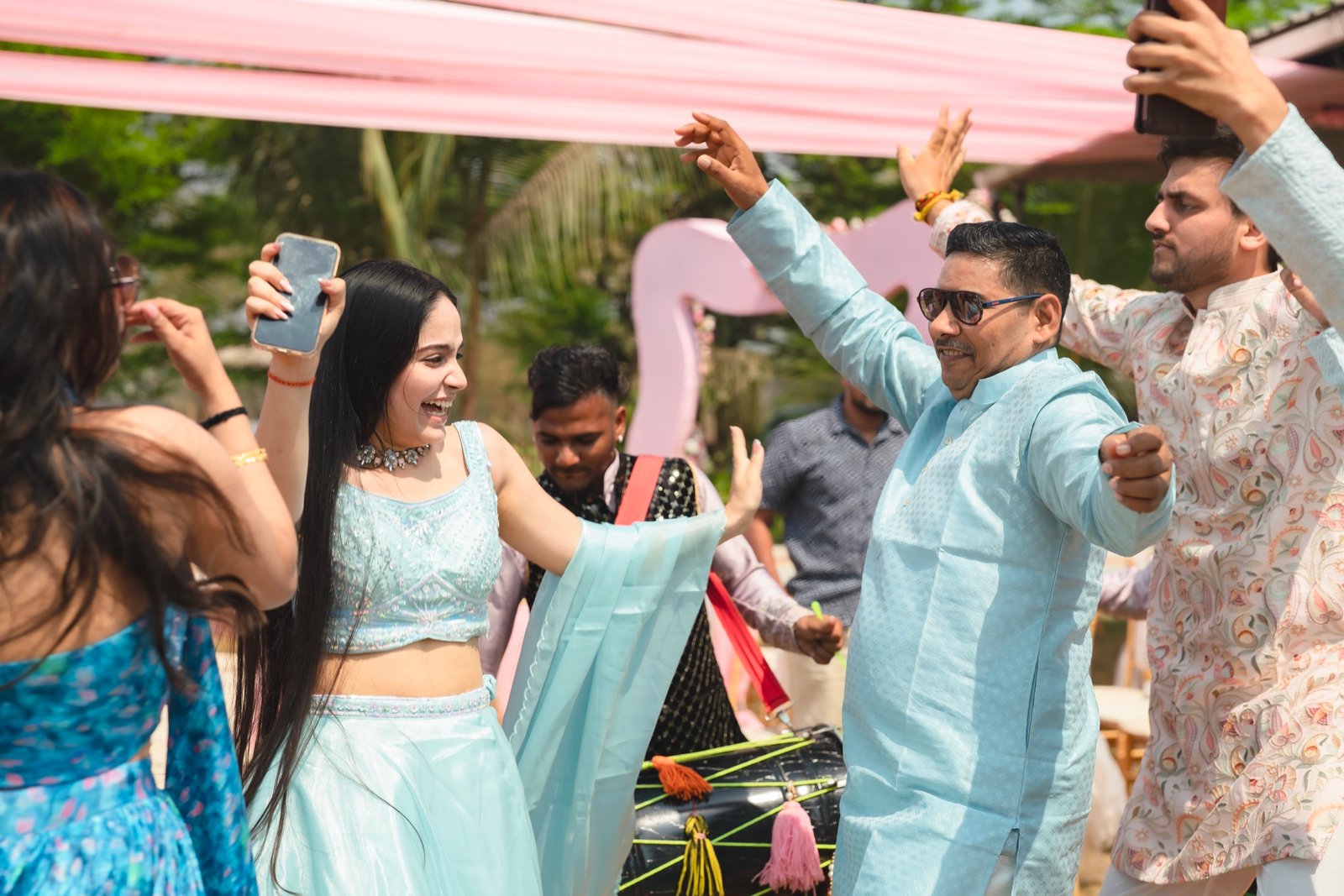 Anjali and Neeraj — the haldi ceremony