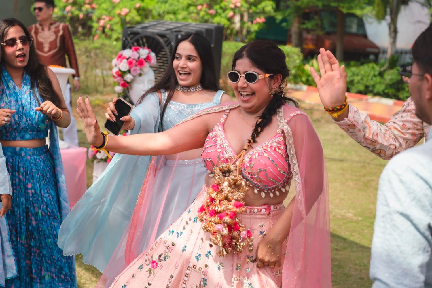 Anjali and Neeraj — the haldi ceremony