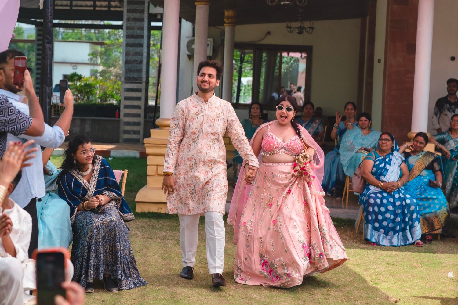 Anjali and Neeraj — the haldi ceremony