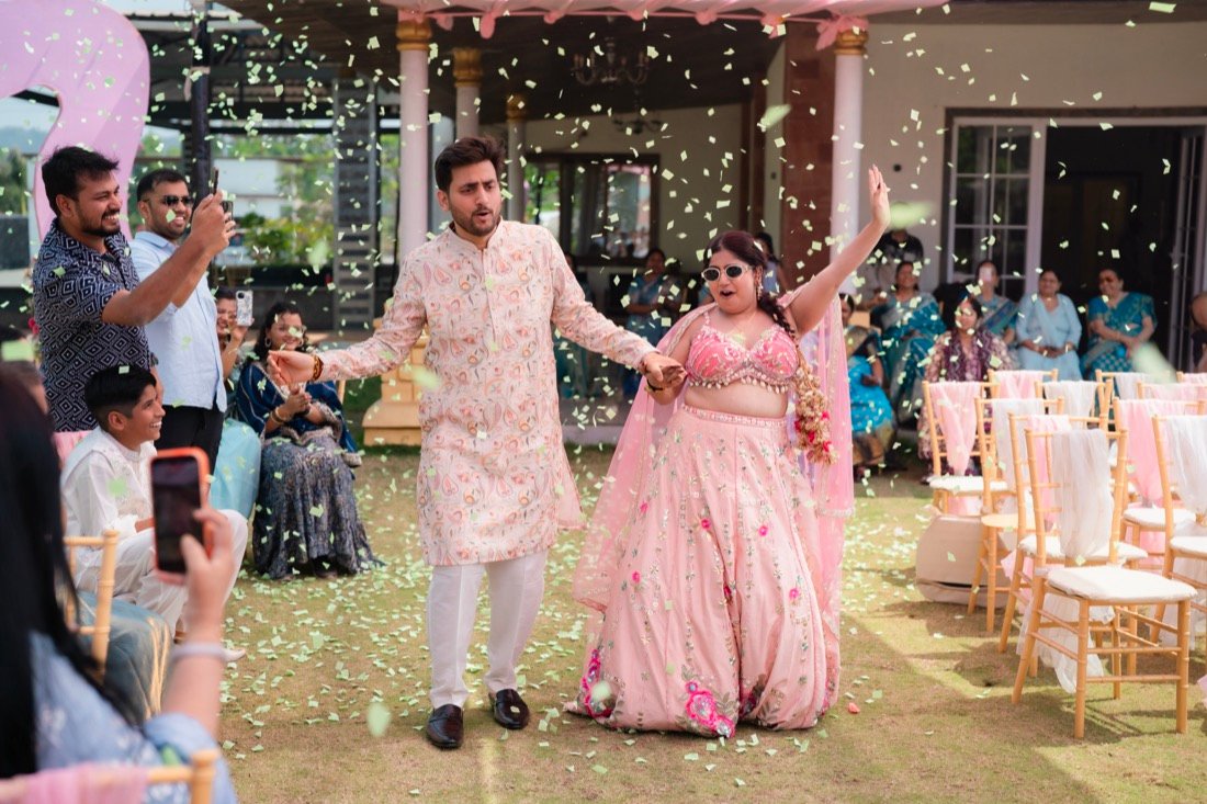 Anjali and Neeraj — the haldi ceremony