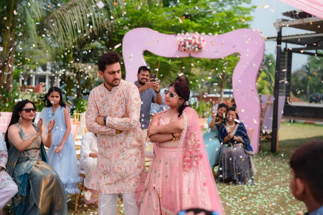 Anjali and Neeraj — the haldi ceremony