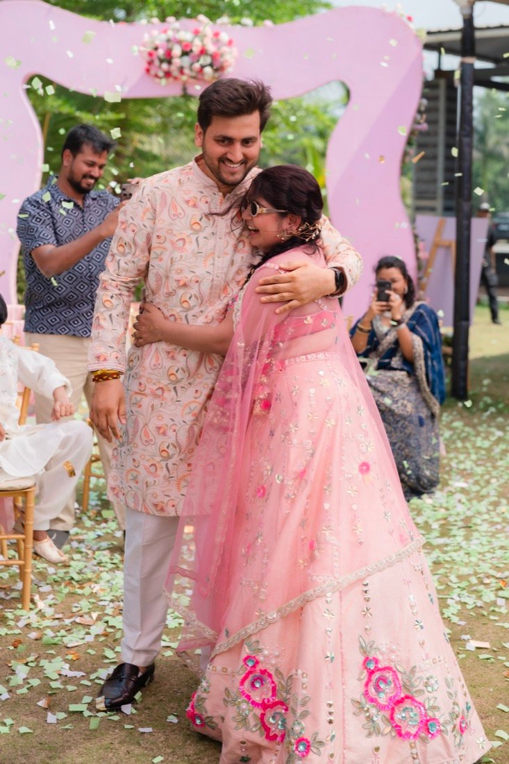 Anjali and Neeraj — the haldi ceremony