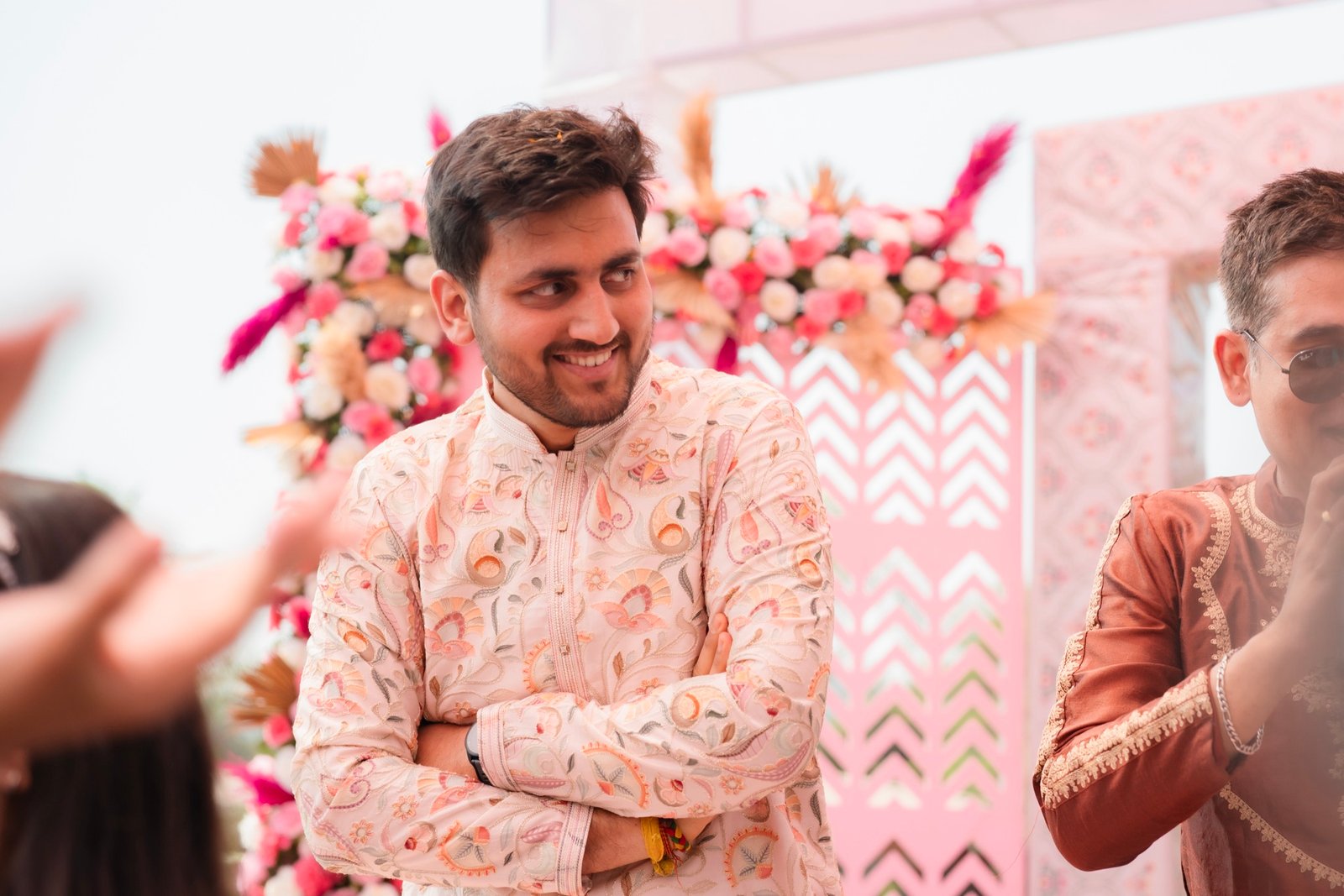 Anjali and Neeraj — the haldi ceremony