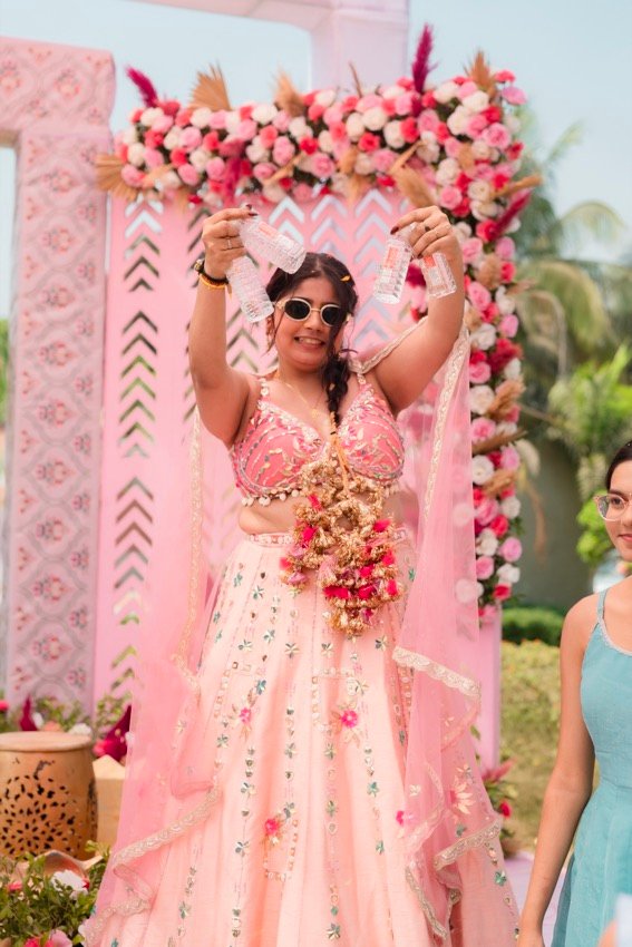 Anjali and Neeraj — the haldi ceremony