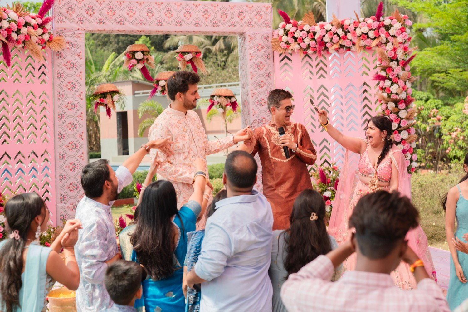 Anjali and Neeraj — the haldi ceremony