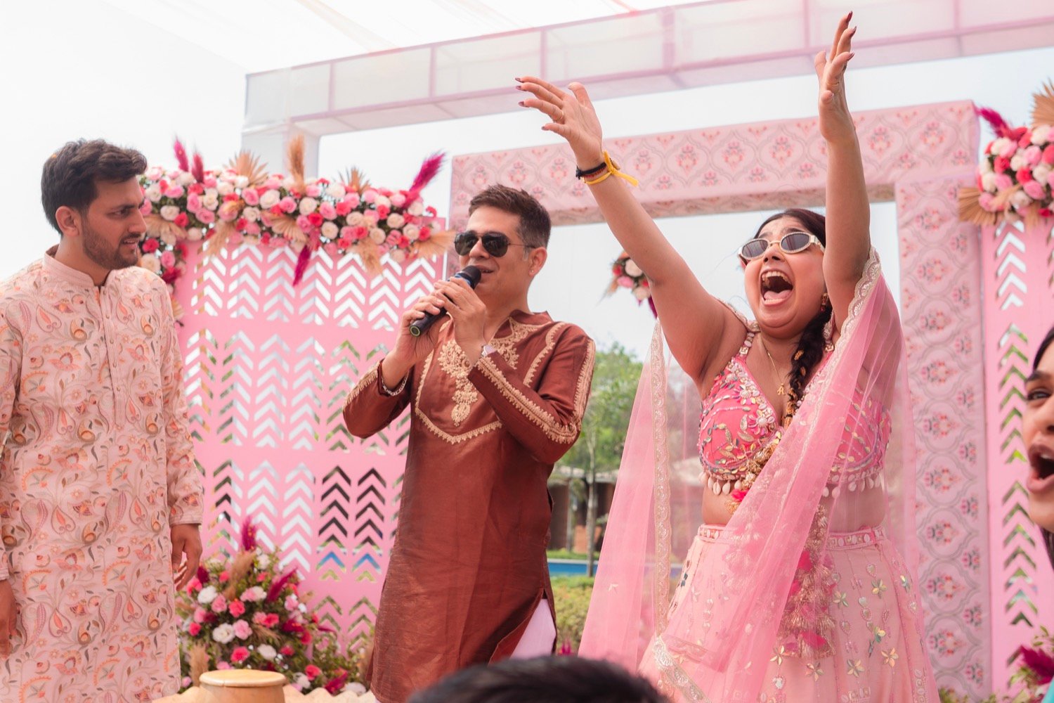 Anjali and Neeraj — the haldi ceremony