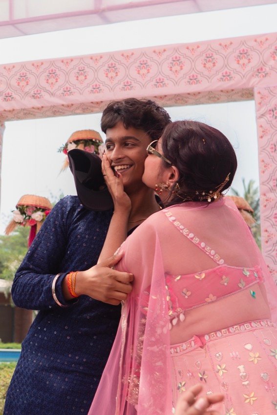 Anjali and Neeraj — the haldi ceremony