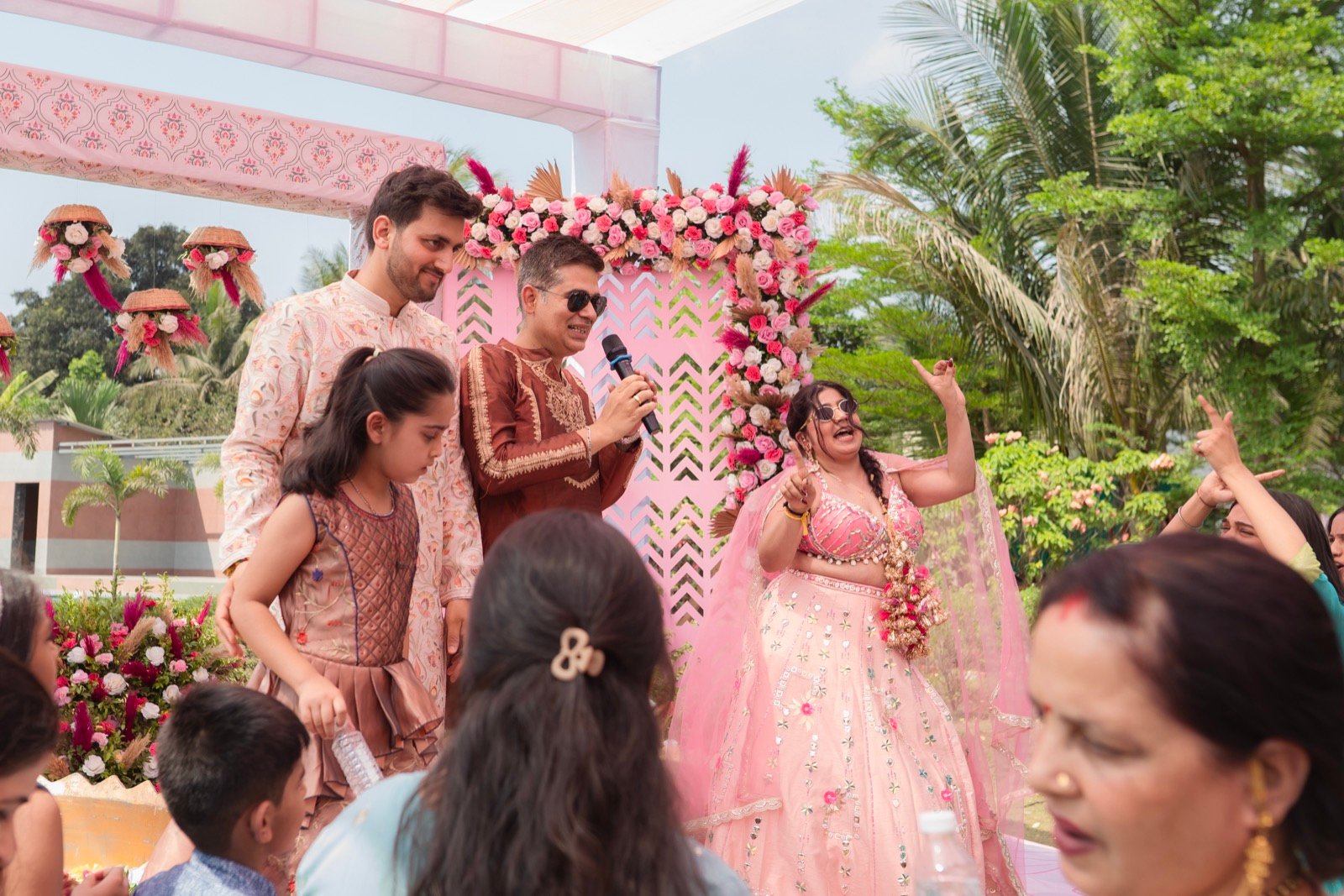 Anjali and Neeraj — the haldi ceremony