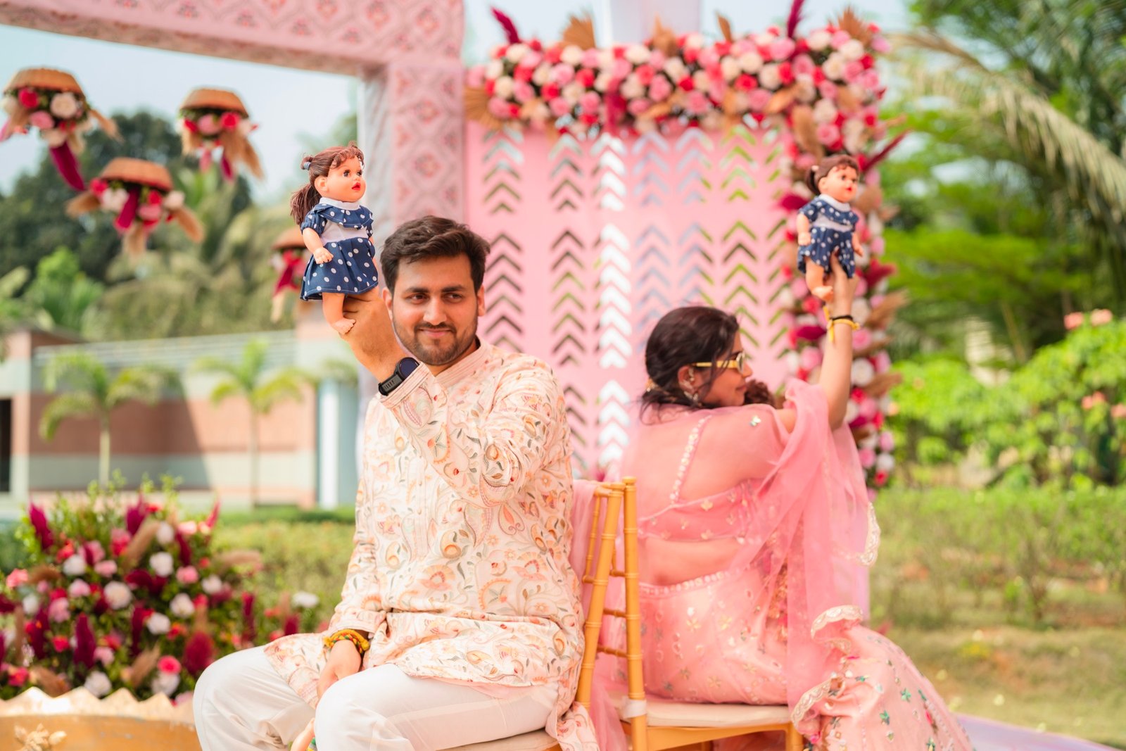 Anjali and Neeraj — the haldi ceremony