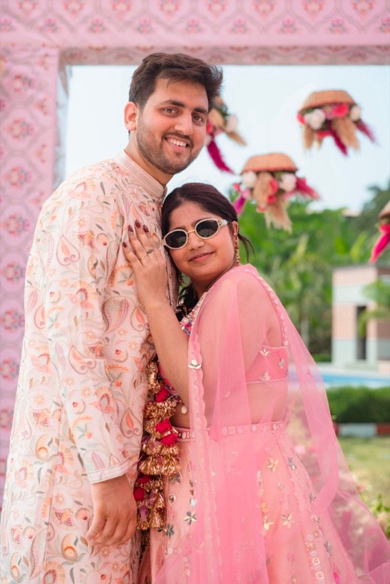 Anjali and Neeraj — the haldi ceremony
