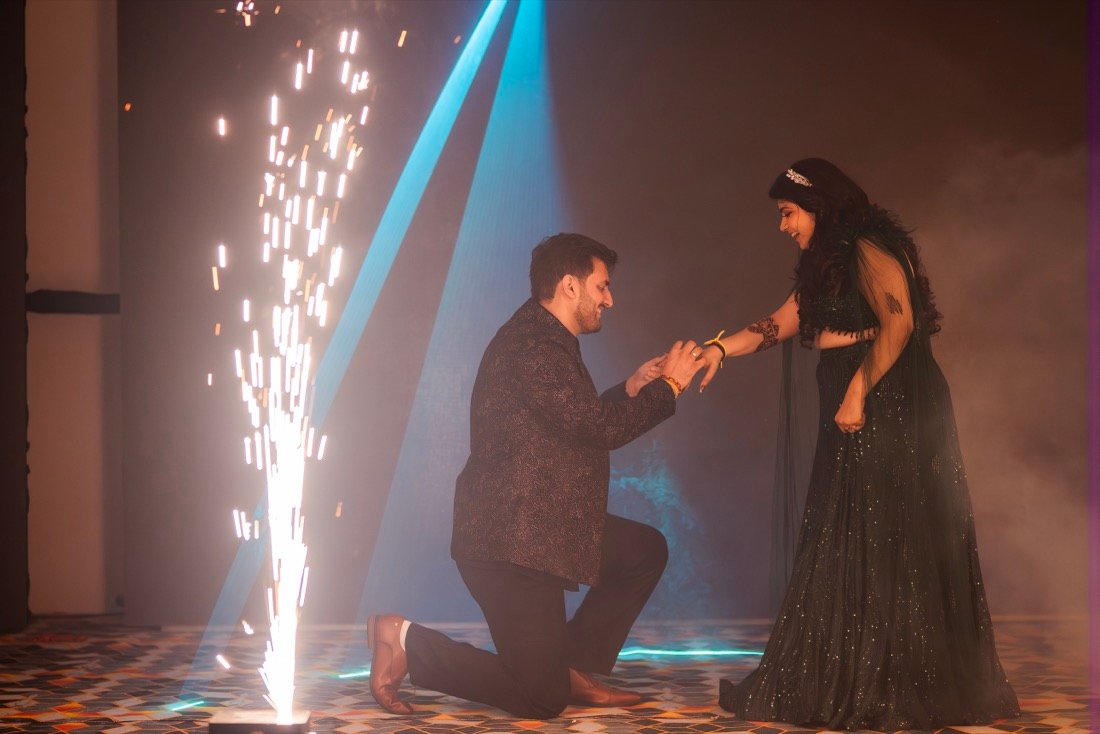 Anjali and Neeraj — the sangeet