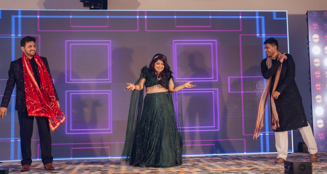 Anjali and Neeraj — the sangeet