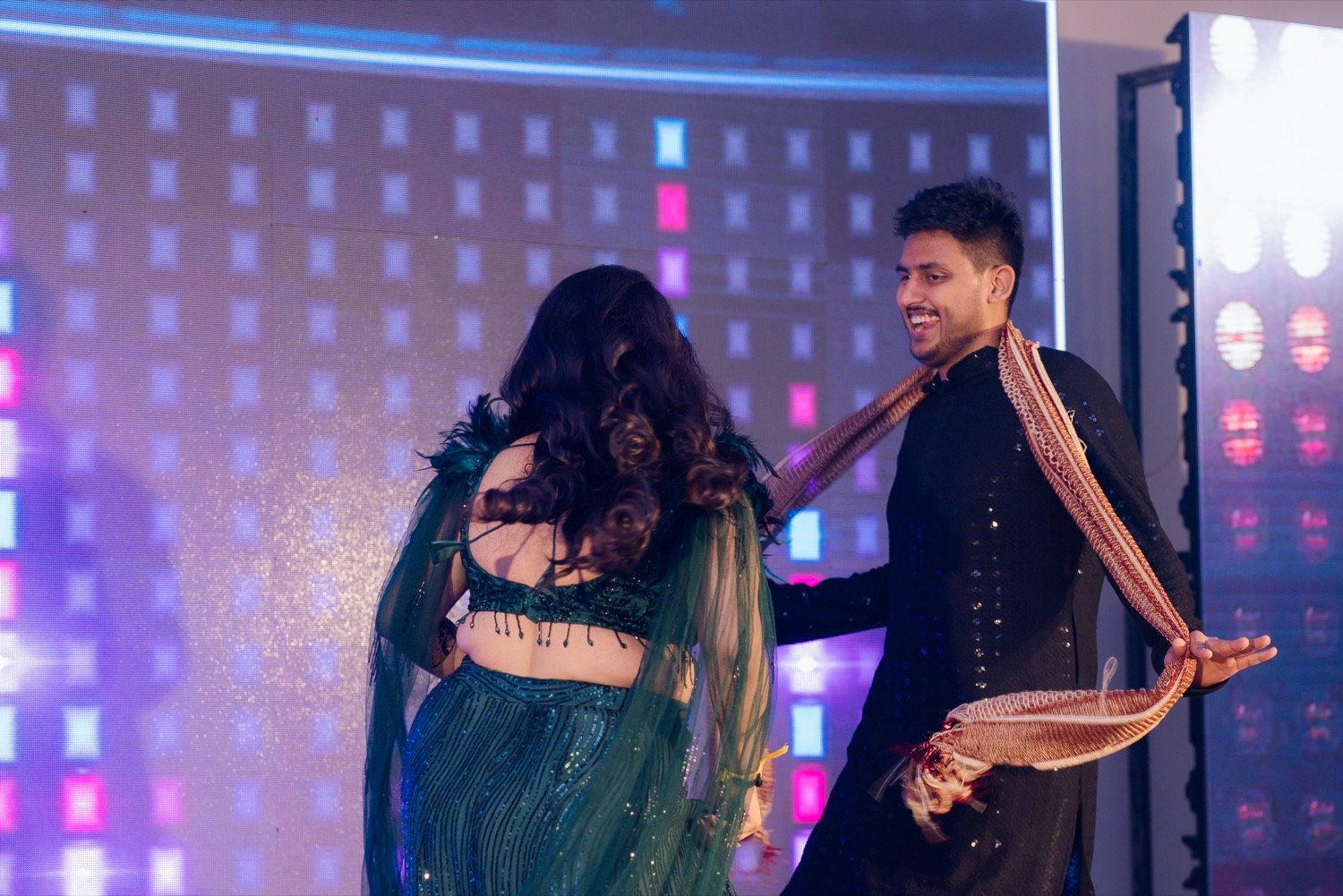Anjali and Neeraj — the sangeet