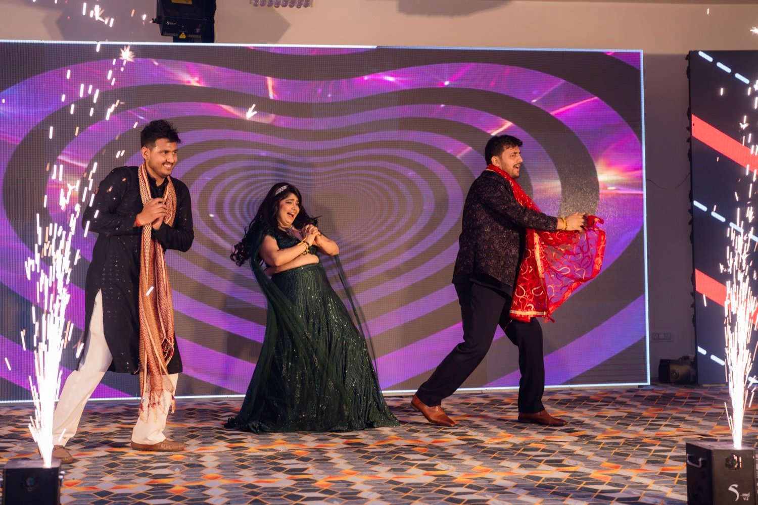 Anjali and Neeraj — the sangeet