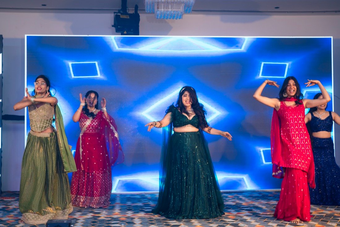 Anjali and Neeraj — the sangeet