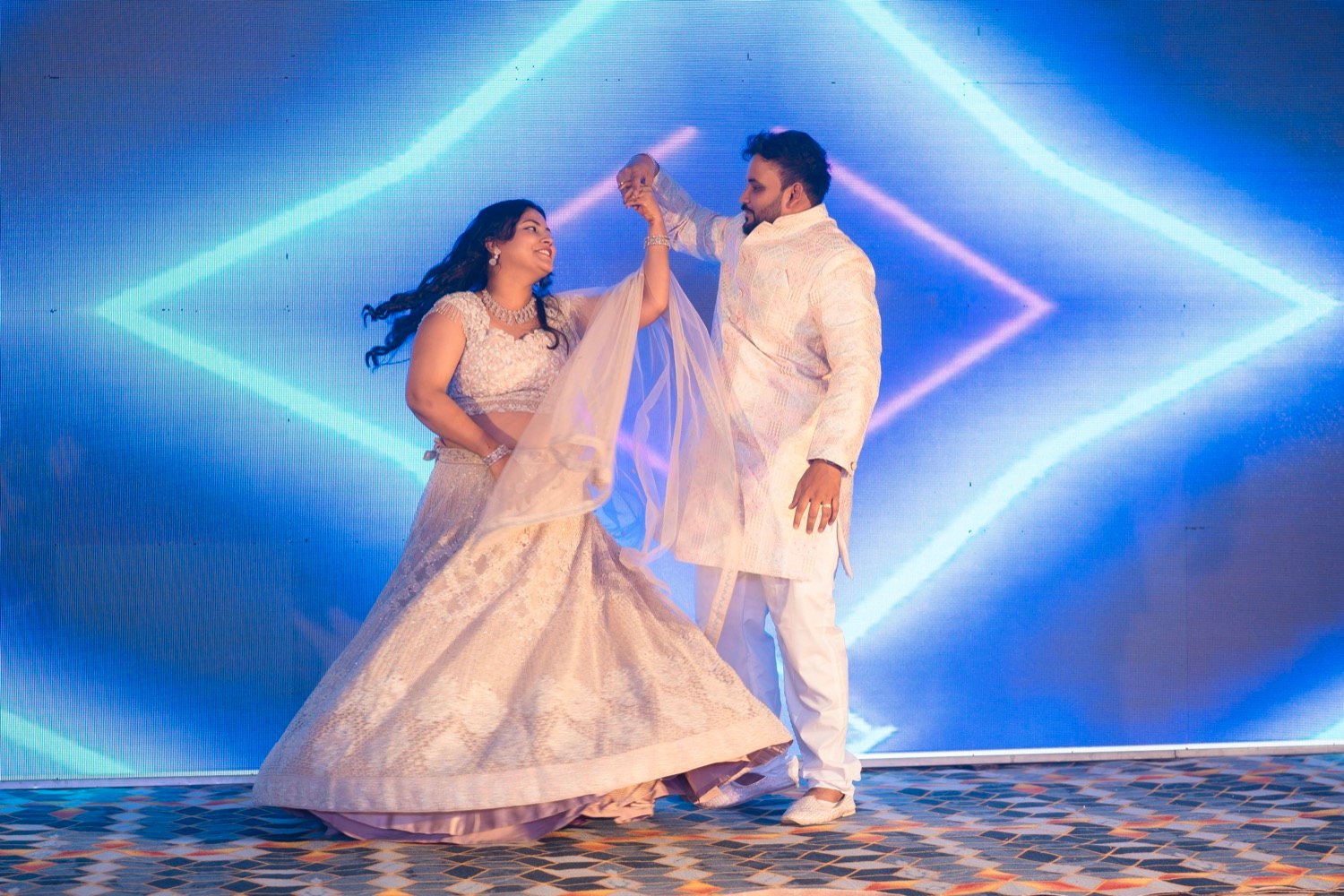 Anjali and Neeraj — the sangeet