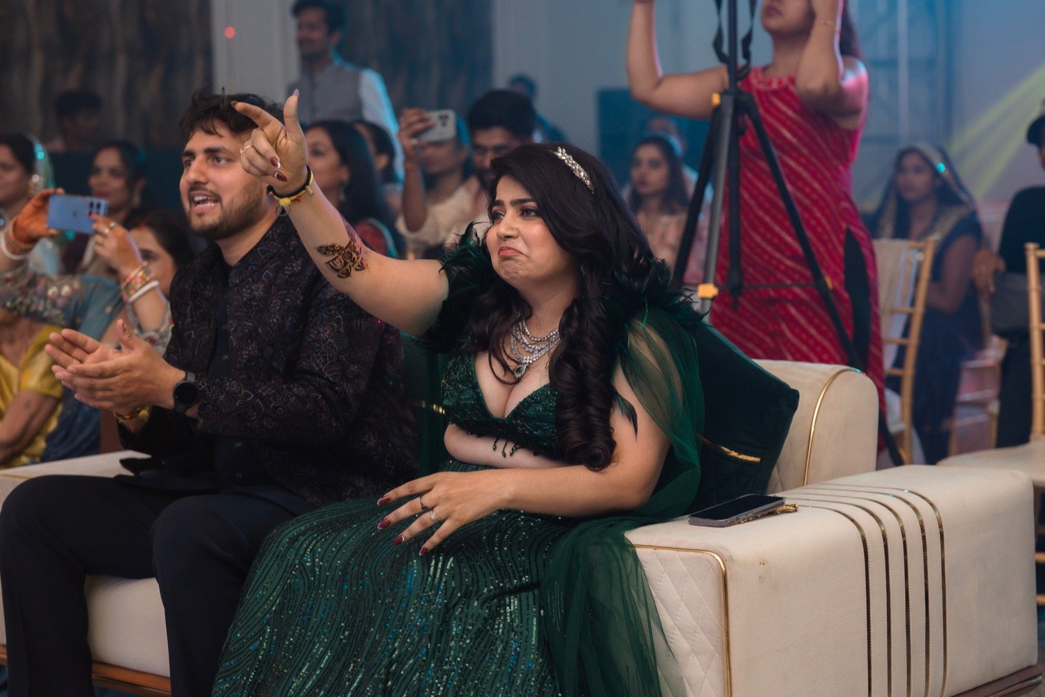 Anjali and Neeraj — the sangeet