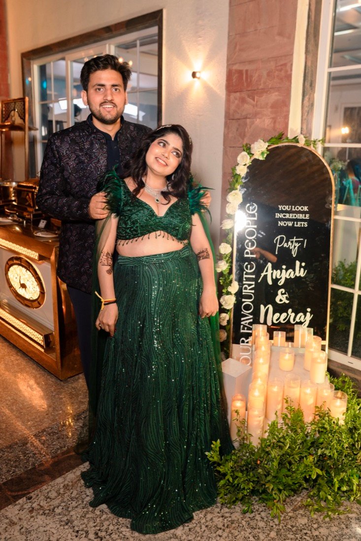 Anjali and Neeraj — the sangeet