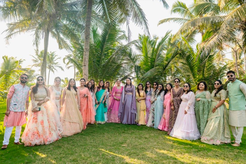 Achaman and Saumya — the wedding day