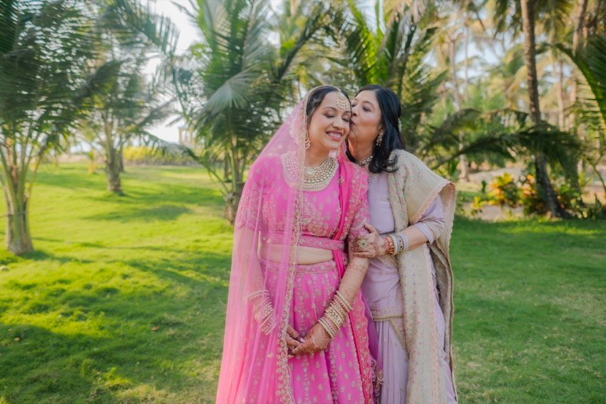 Achaman and Saumya — the wedding day