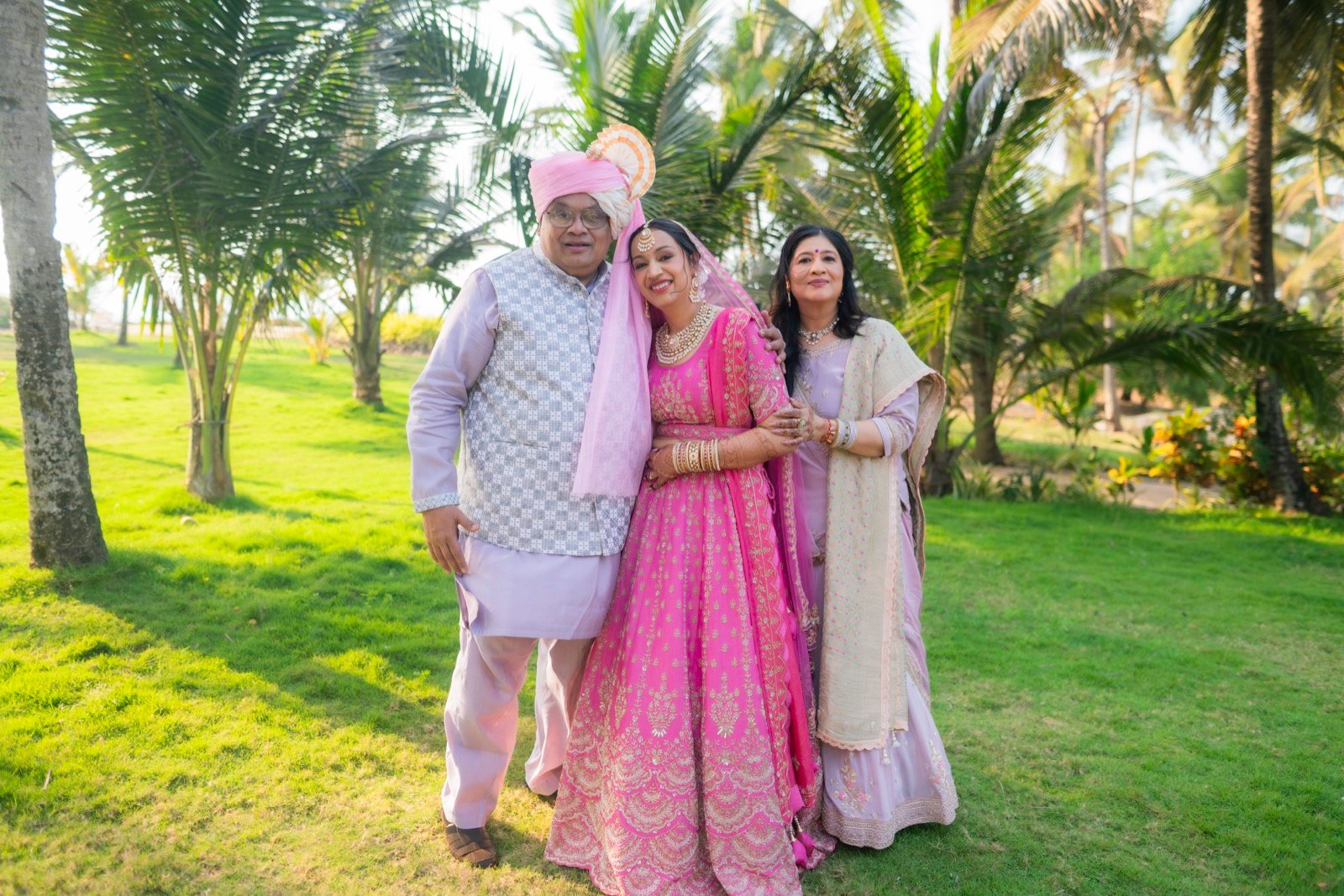 Achaman and Saumya — the wedding day
