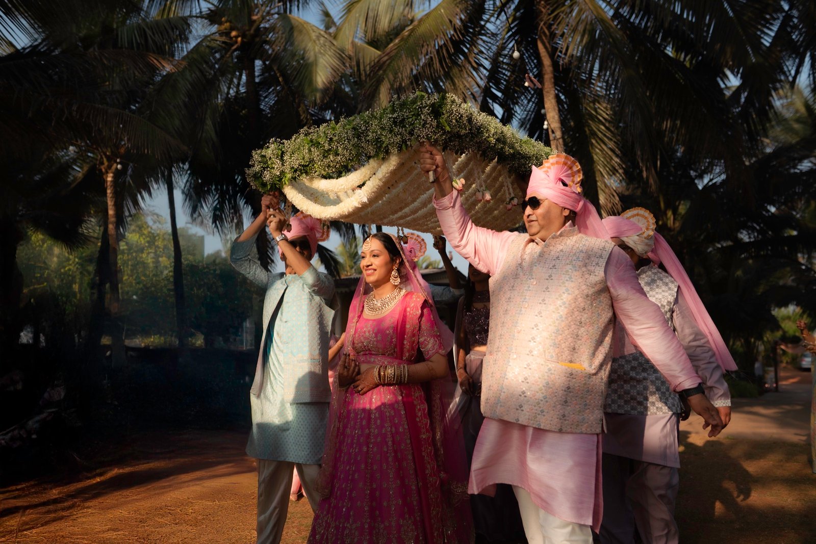 Achaman and Saumya — the wedding day
