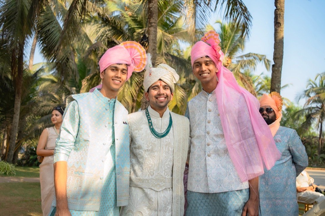 Achaman and Saumya — the wedding day