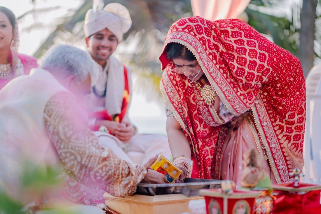Achaman and Saumya — the wedding day