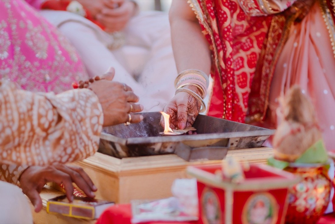 Achaman and Saumya — the wedding day