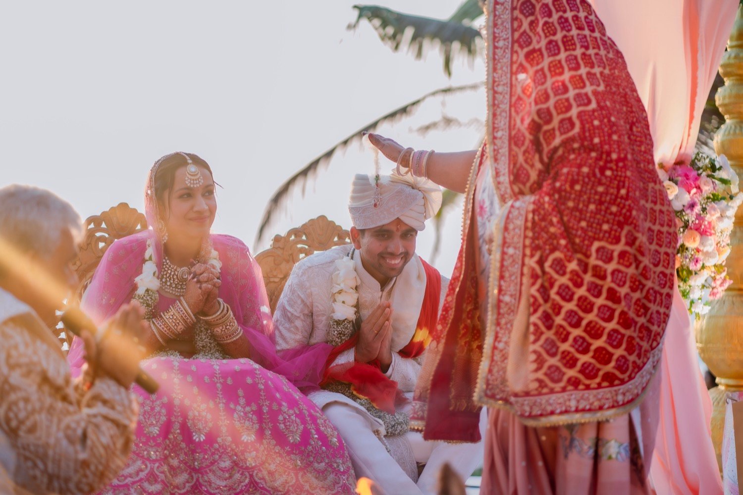 Achaman and Saumya — the wedding day