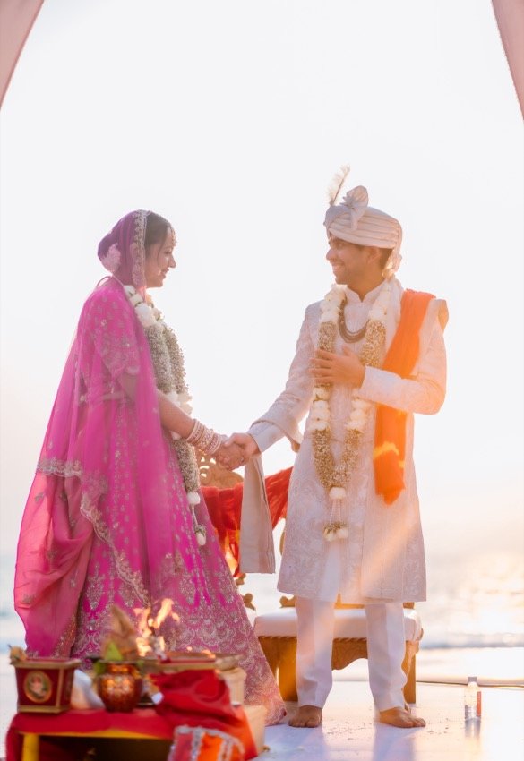 Achaman and Saumya — the wedding day