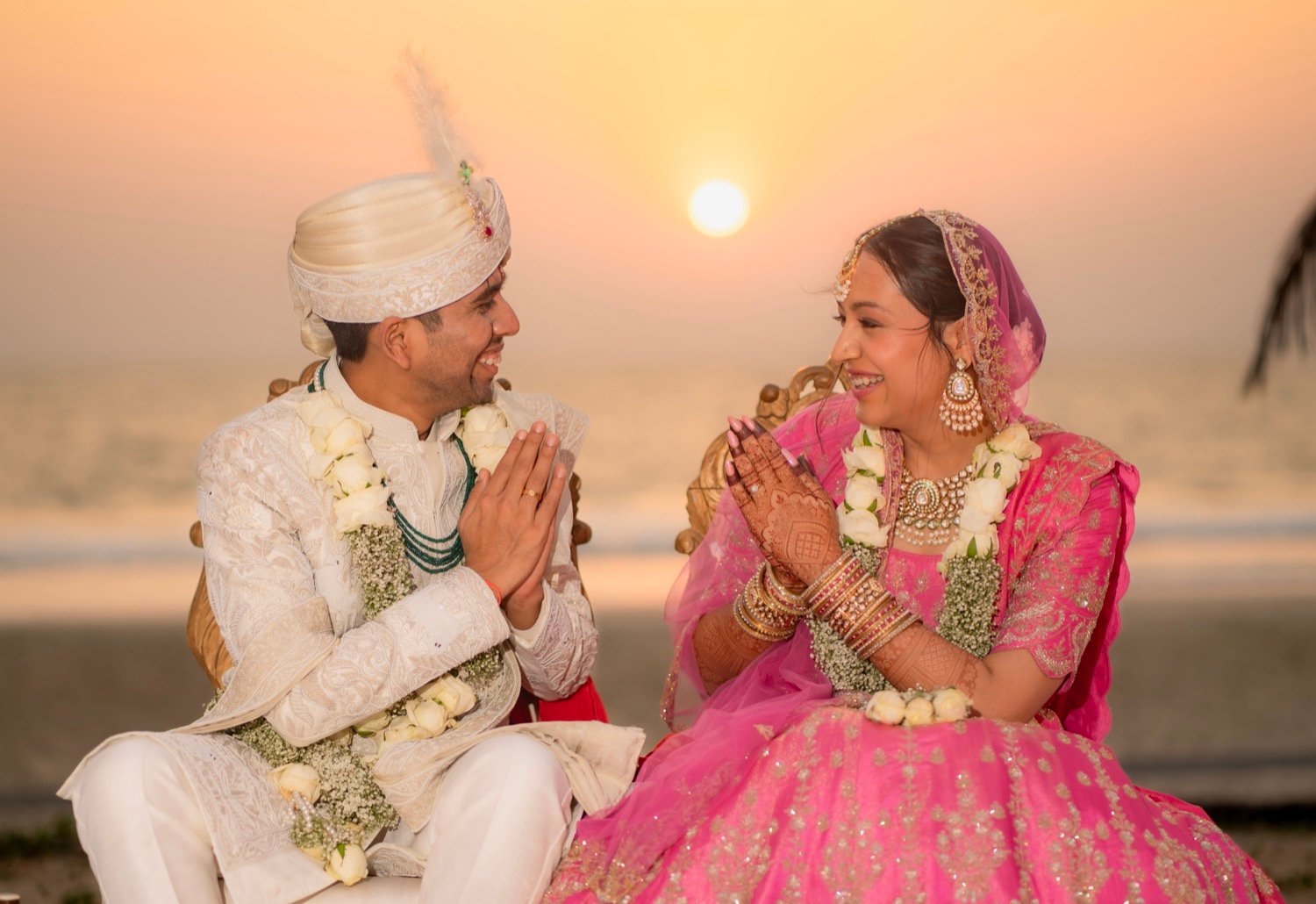 Achaman and Saumya — the wedding day