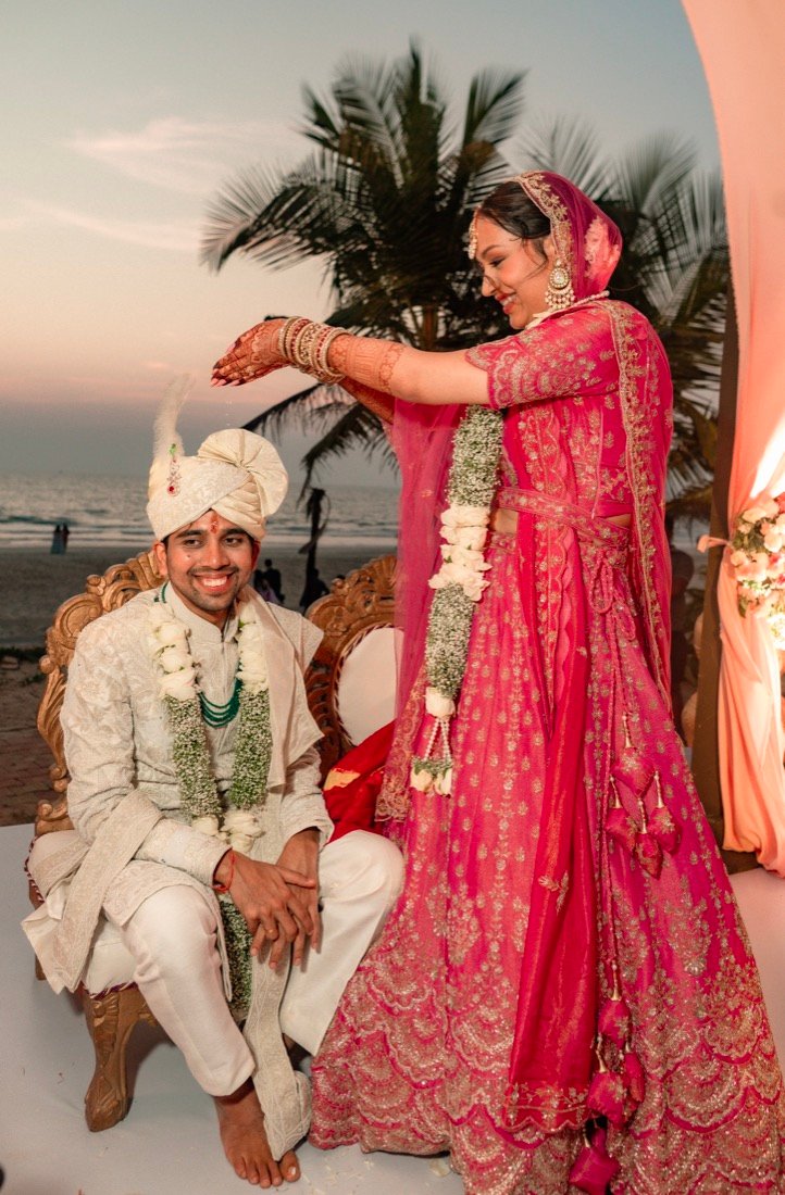 Achaman and Saumya — the wedding day