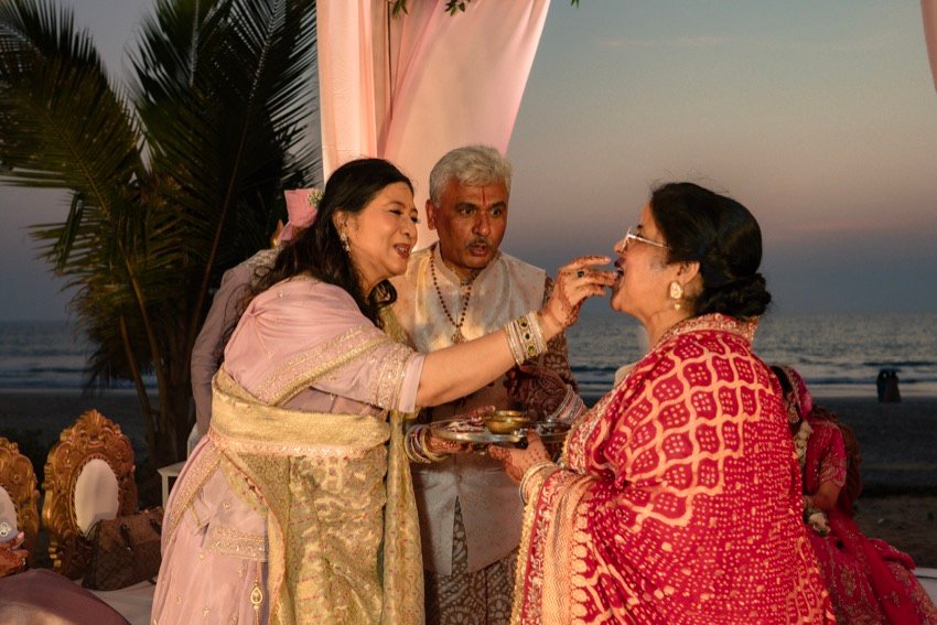 Achaman and Saumya — the wedding day