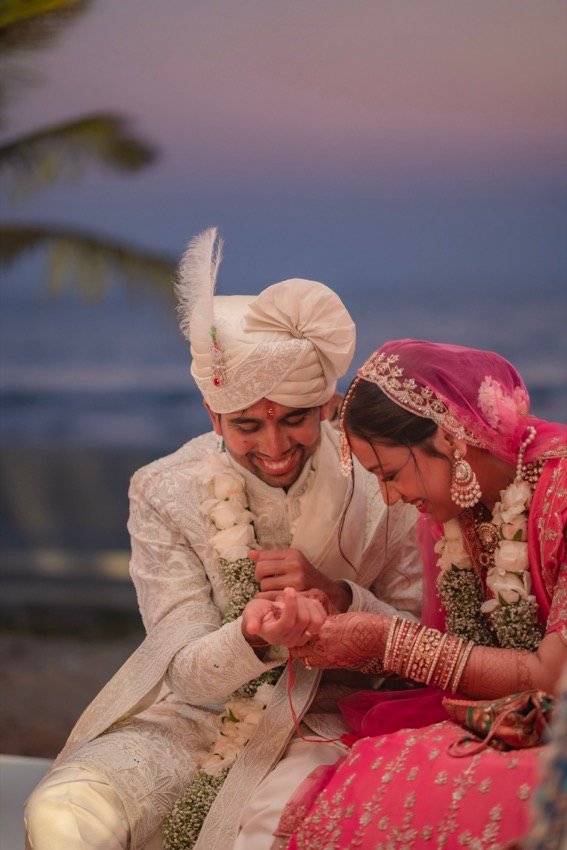 Achaman and Saumya — the wedding day