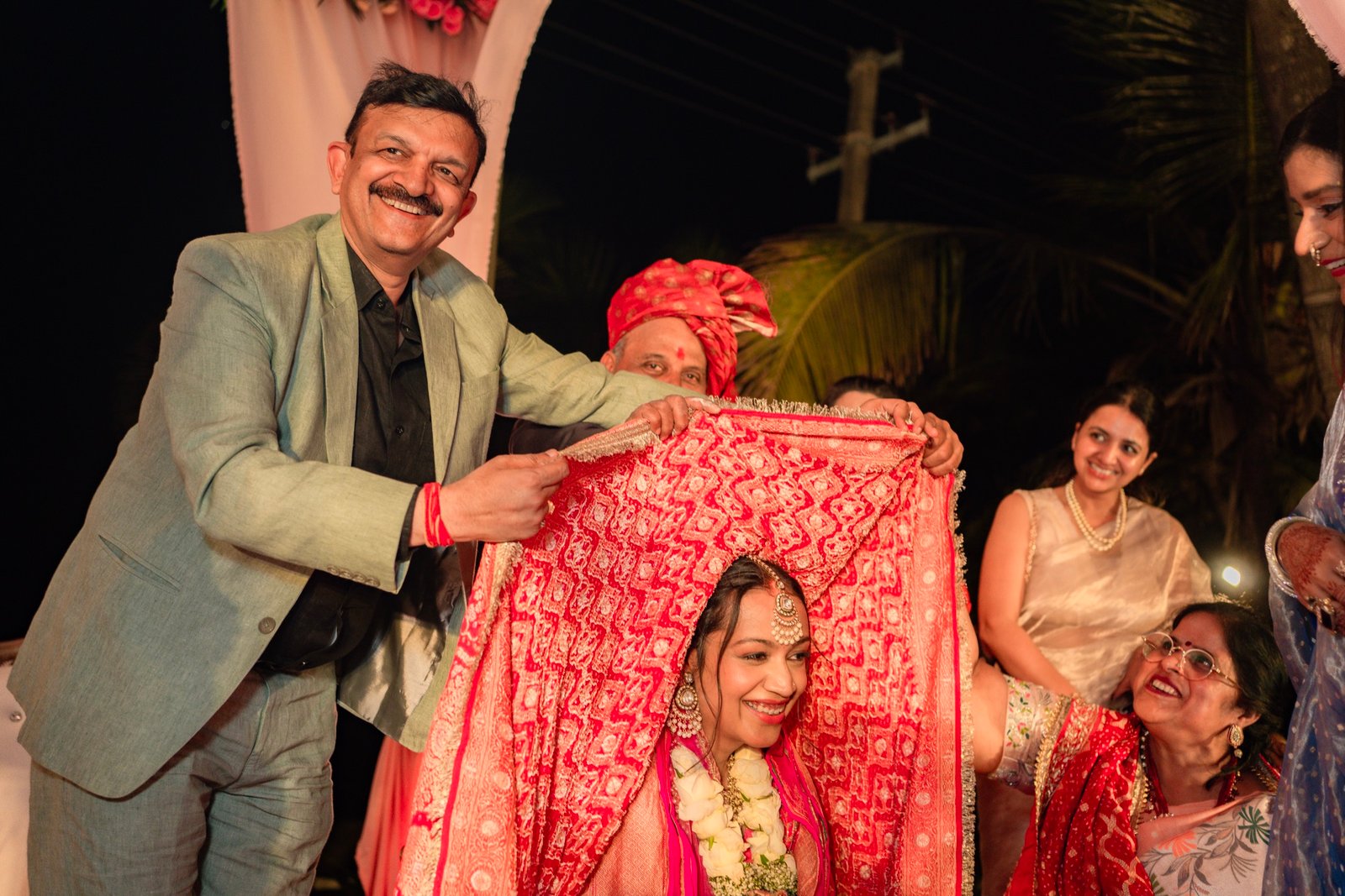 Achaman and Saumya — the wedding day