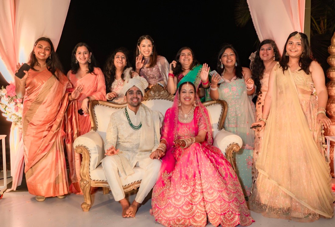 Achaman and Saumya — the wedding day