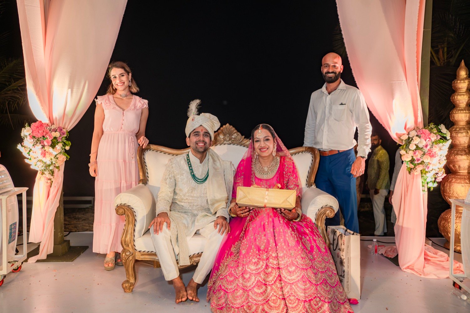 Achaman and Saumya — the wedding day