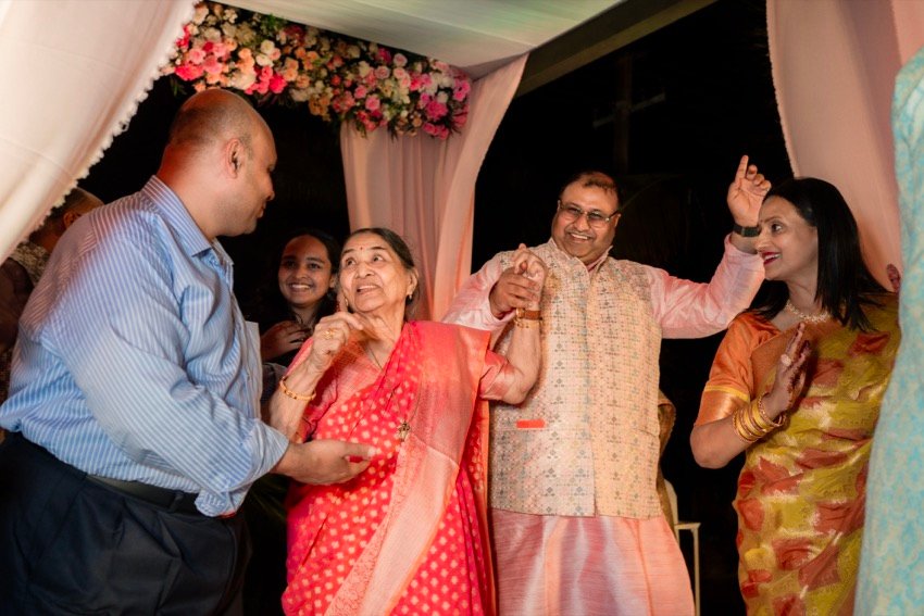 Achaman and Saumya — the wedding day