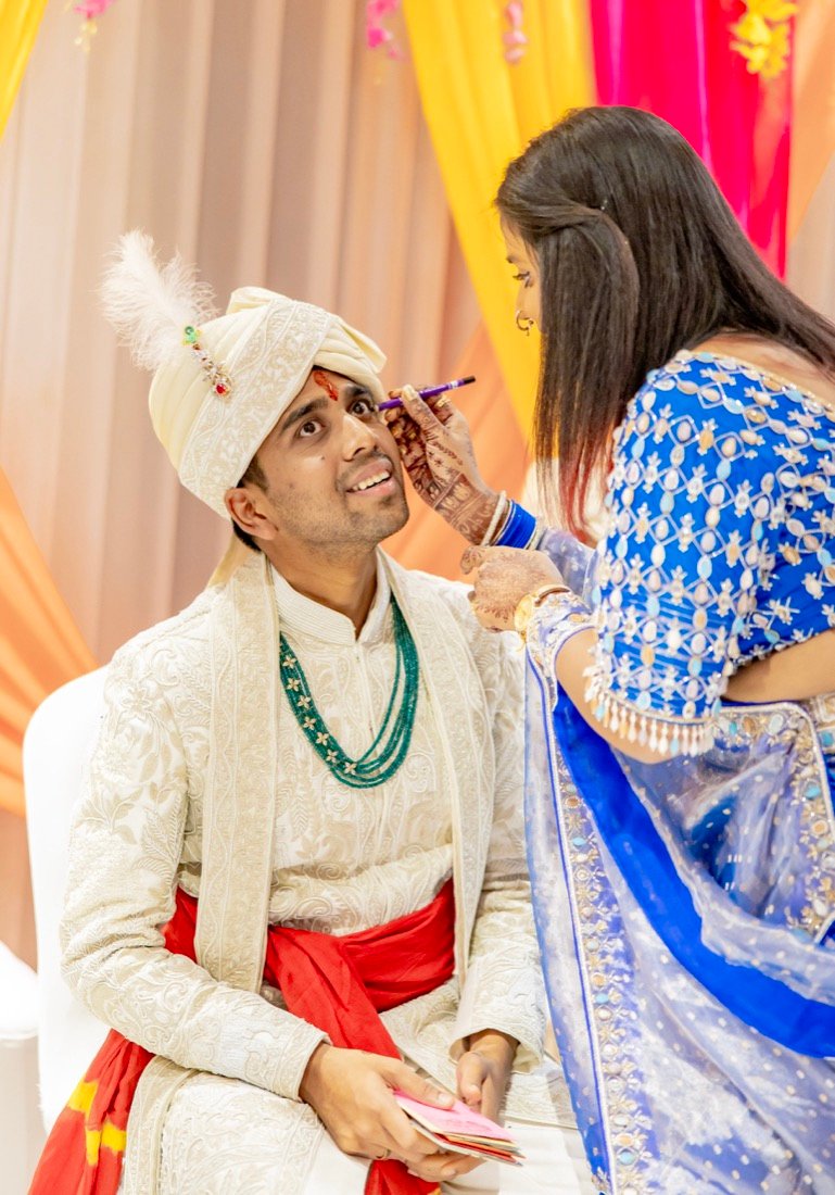 Achaman and Saumya — the wedding day