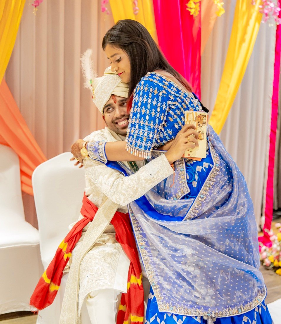Achaman and Saumya — the wedding day