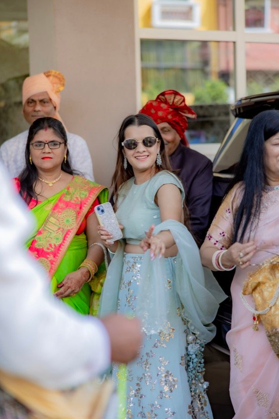 Achaman and Saumya — the wedding day