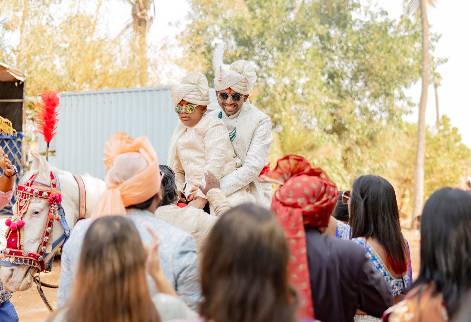 Achaman and Saumya — the wedding day